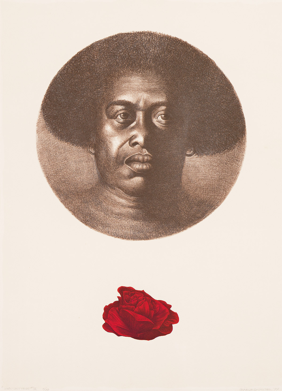 CHARLES WHITE (1918 - 1979) Love Letter II (Fannie Lou Hamer).